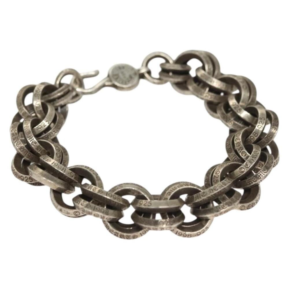 Chrome Hearts Double B Ring Bracelet Ag925 Silver